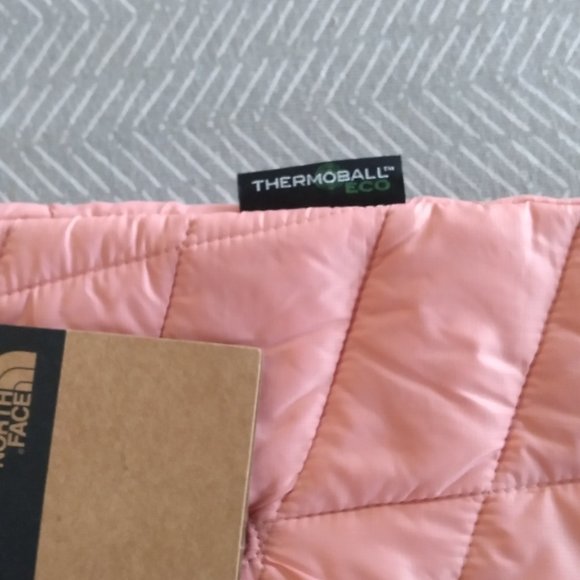 🆕 The North Face Youth Kids Thermoball ECO FZ Lightweight Jacket, MD-Mauve Glow - Picture 5 of 8